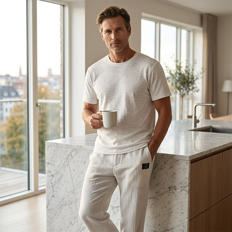 💕LAST DAY SALE 70% OFF!!💕Breathable Straight-Leg Trousers for Men