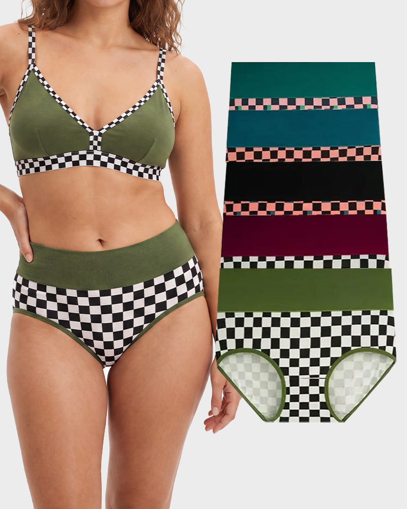 5-Pack High-Waisted Cotton Briefs