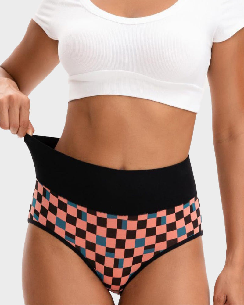5-Pack High-Waisted Cotton Briefs