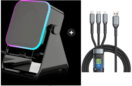 💎 50% OFF 5-IN-1 WIRELESS SPEAKER STAND! 💎 Induction Audio, Phone Holder & Ambient Light