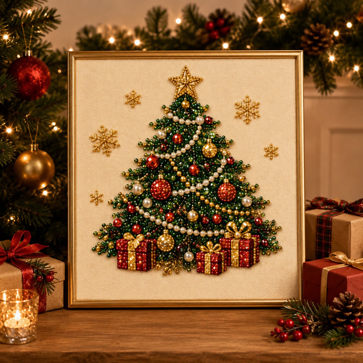 💎DIY Christmas Pearl Art Kit