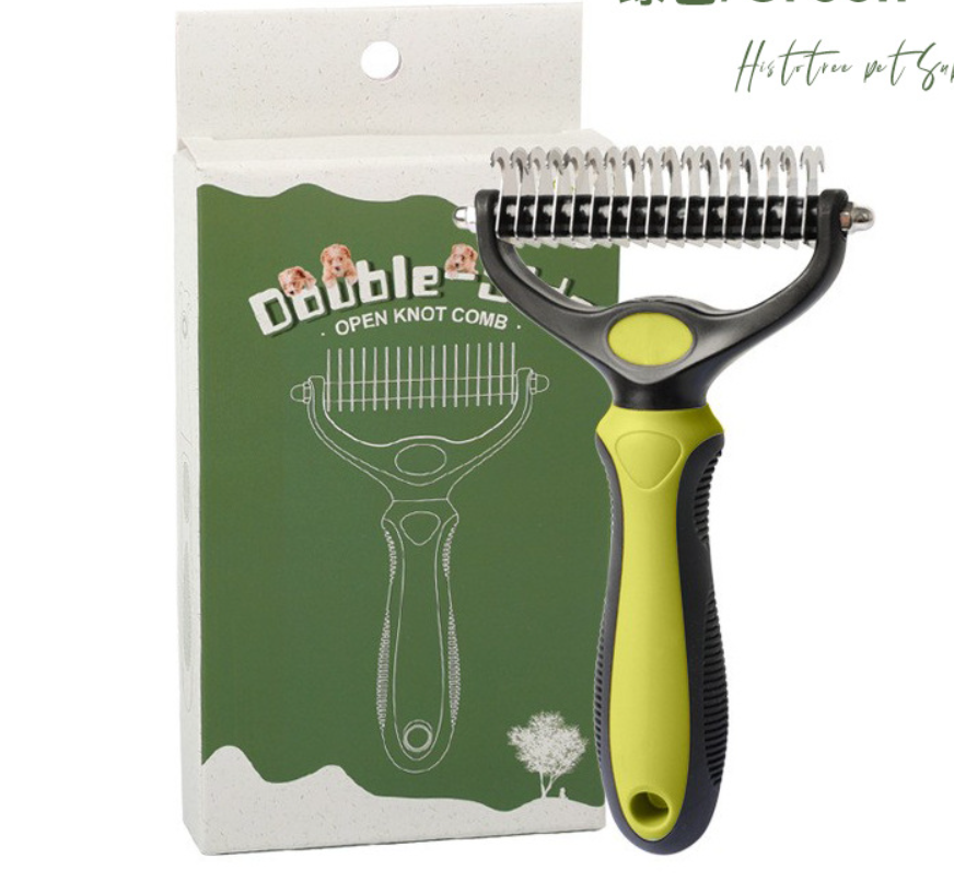 🐕 Last Day Special Price !  🏆 Professional Deshedding Tool For Dogs And Cats – Gentle On Skin, Efficient Grooming & Comfortable Grip Design ✂️