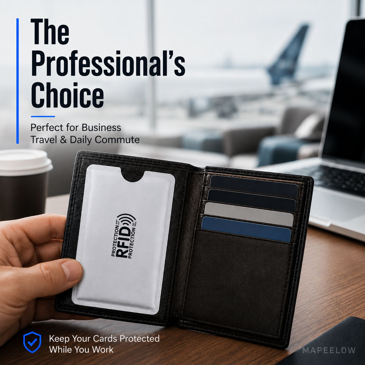 RFID Blocking Sleeves for Credit Cards- Durable and water‑repellent