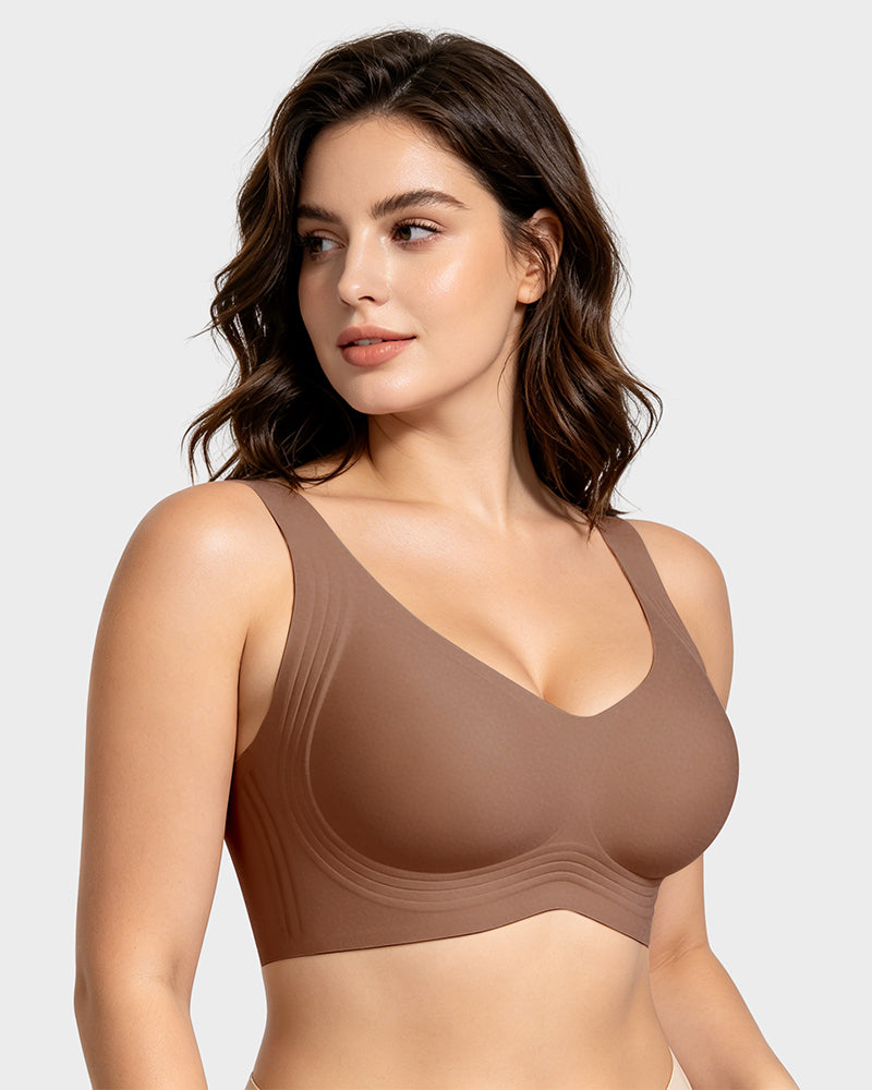 Comfortable Wireless Full Coverage Jelly Smoothing Bra