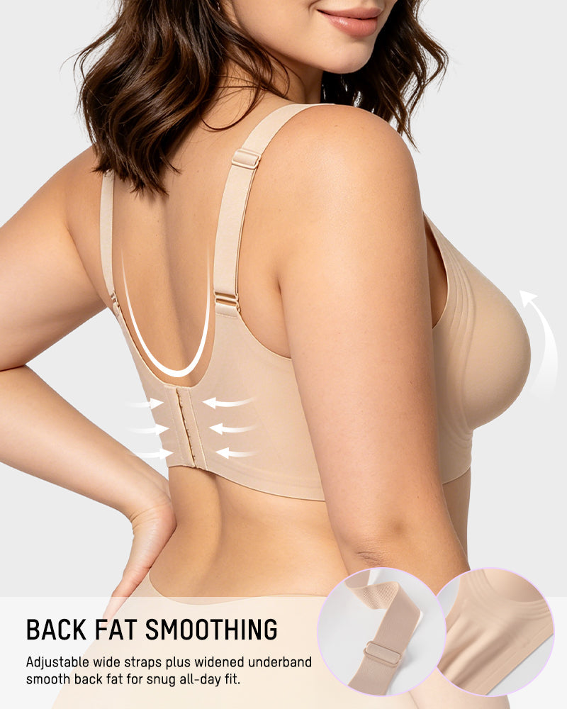 Comfortable Wireless Full Coverage Jelly Smoothing Bra