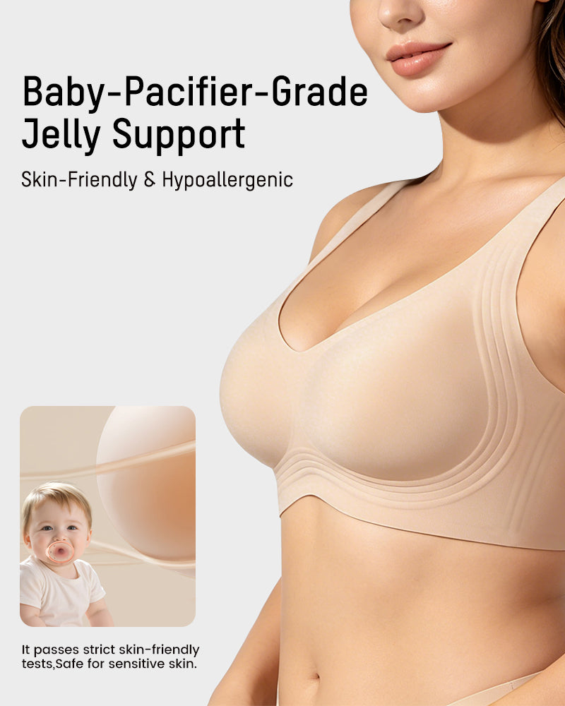 Comfortable Wireless Full Coverage Jelly Smoothing Bra