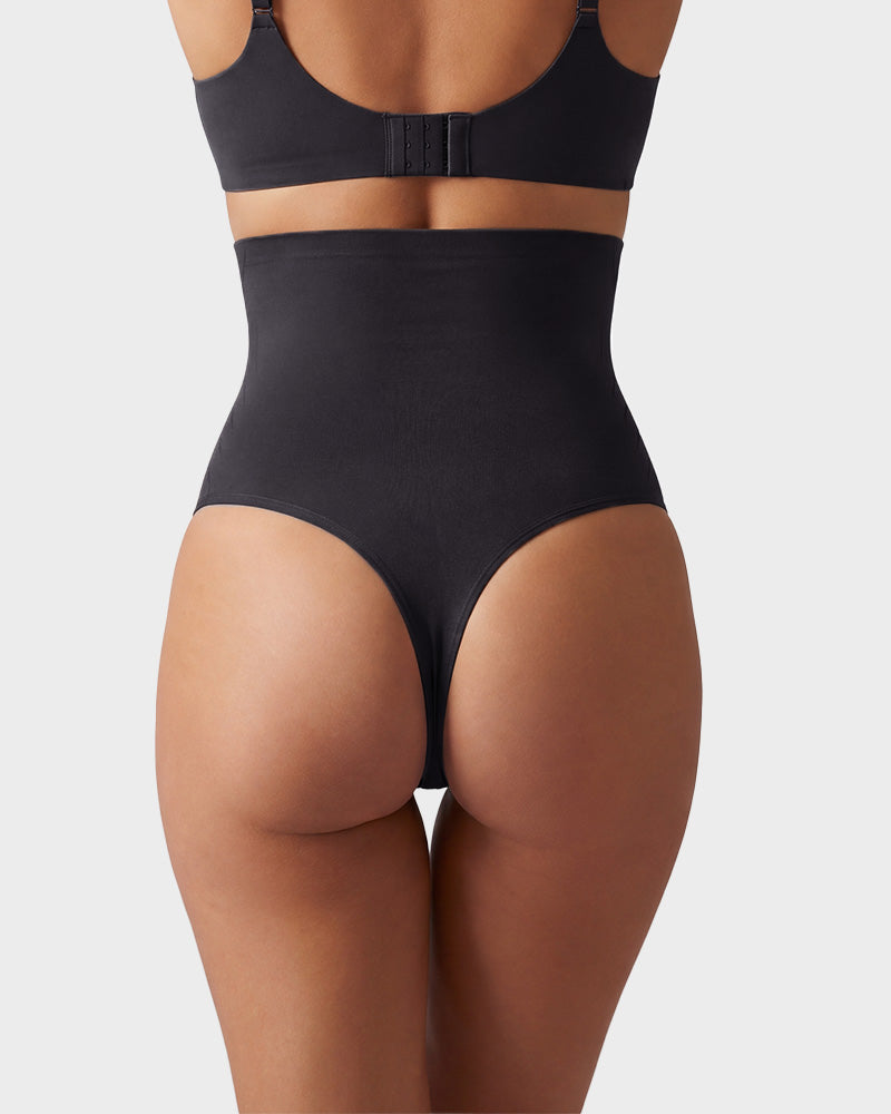 High Waist Mesh Tummy Control Thong(3 Pack)