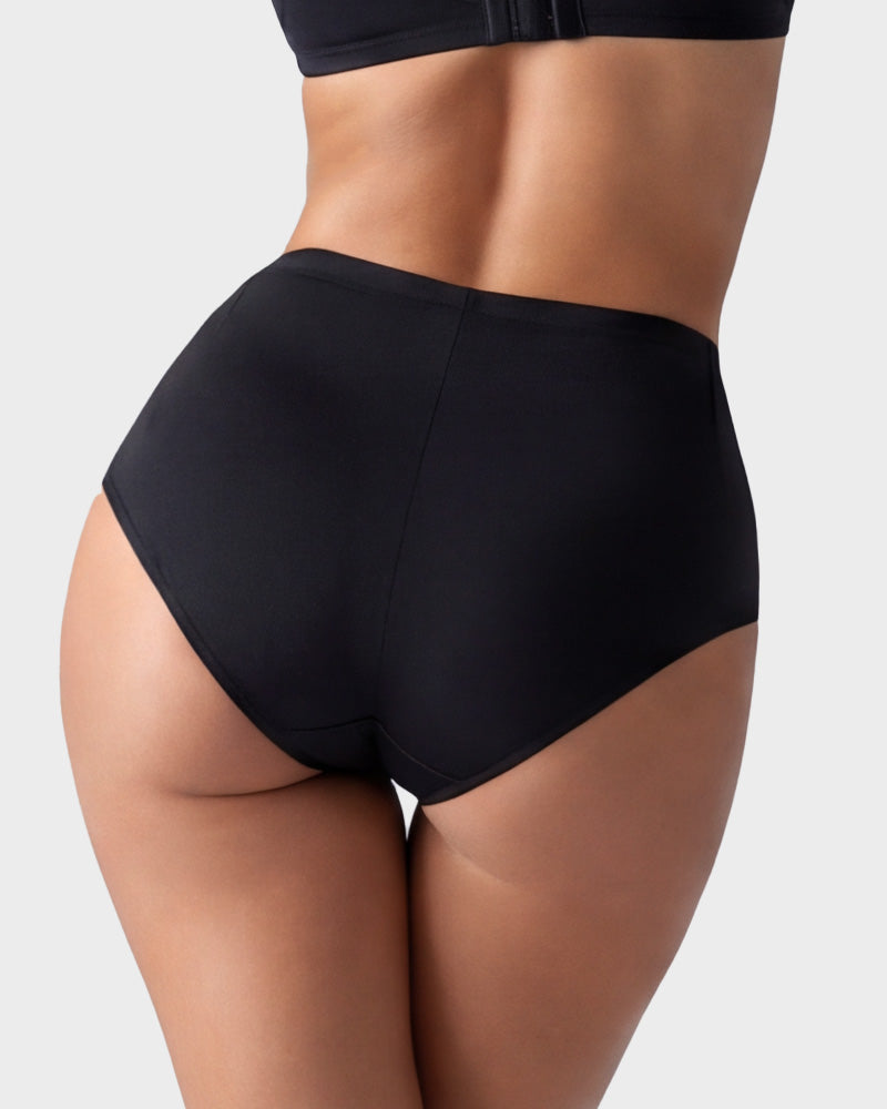 High Waist Tummy Control Cotton Briefs(4 Pack)