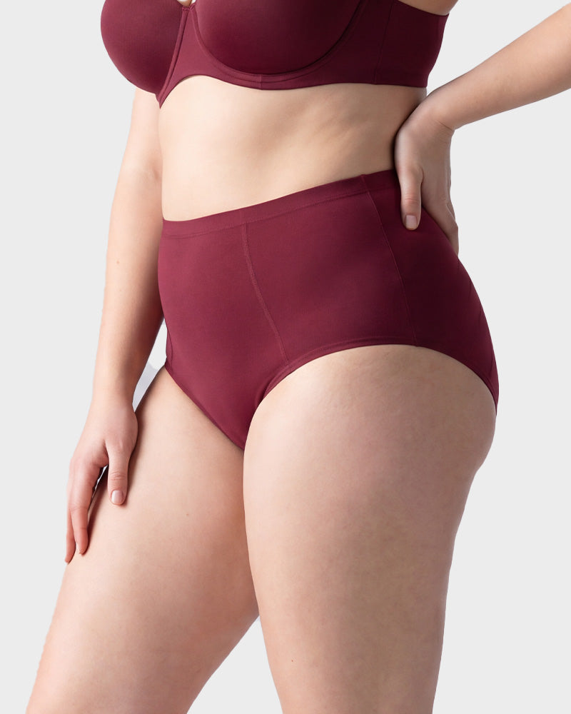 High Waist Tummy Control Cotton Briefs(4 Pack)