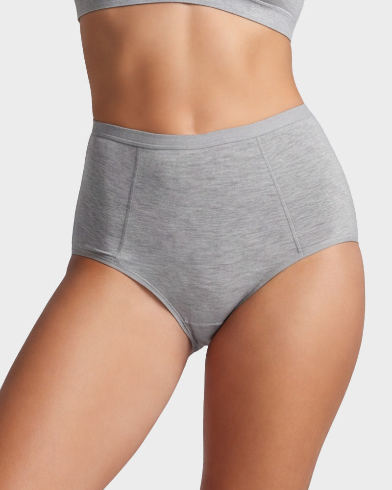 High Waist Tummy Control Cotton Briefs(4 Pack)