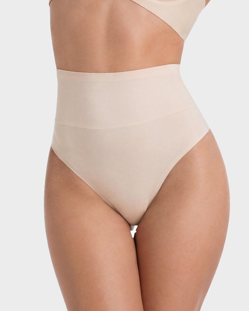 No-Show Seamless High-Waist Thong(5 Pack)