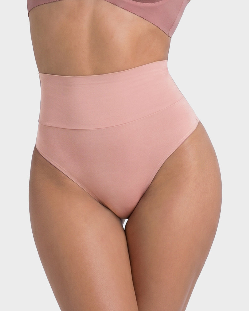 No-Show Seamless High-Waist Thong(5 Pack)