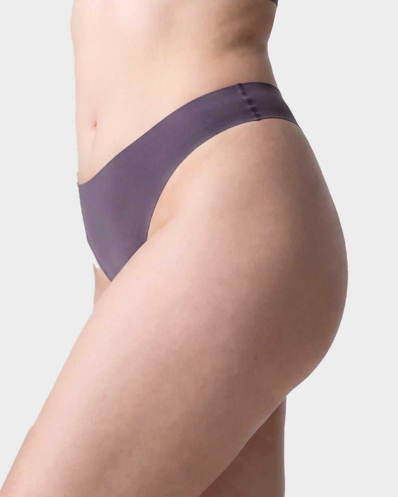 Seamless Ice Silk No-Show Thong(5 pack)