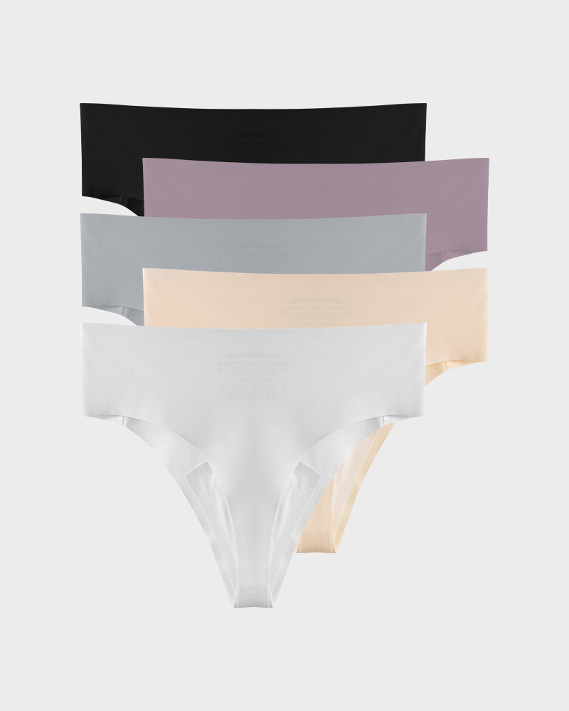 Seamless Camel Toe Cover Thongs (5 PACK)
