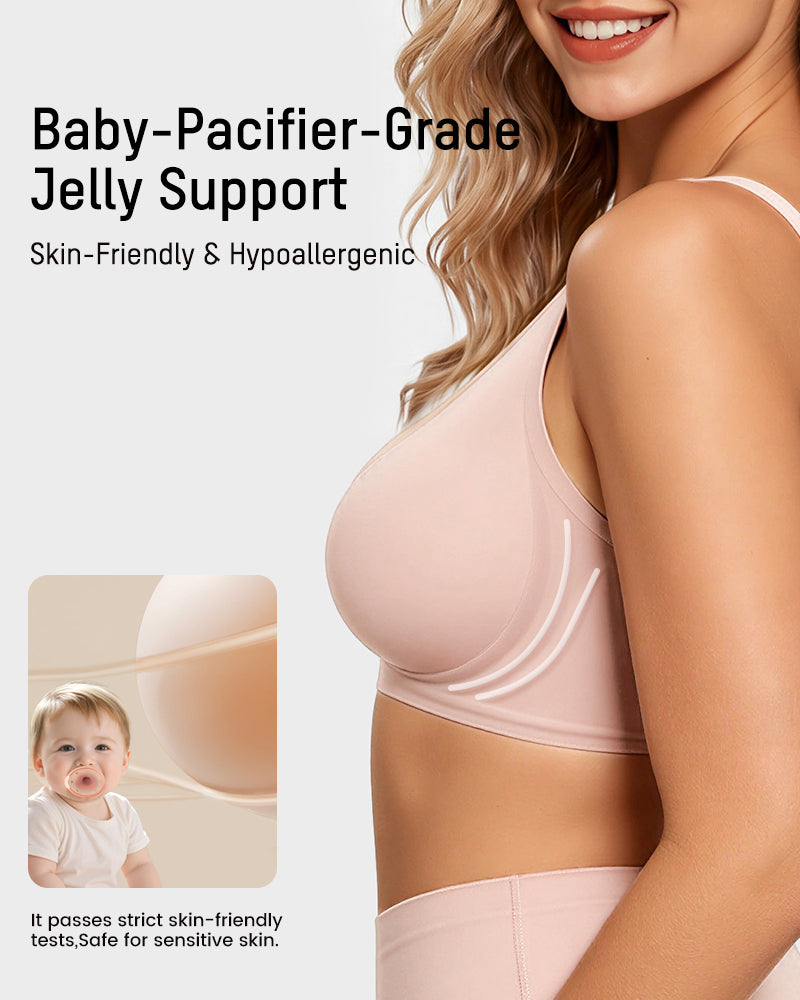 Seamless Deep V Push-Up Wireless Bra