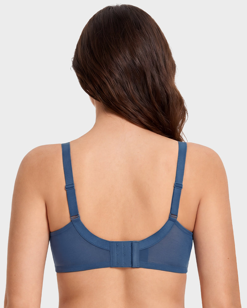 Seamless Mesh Unlined Underwire Bra