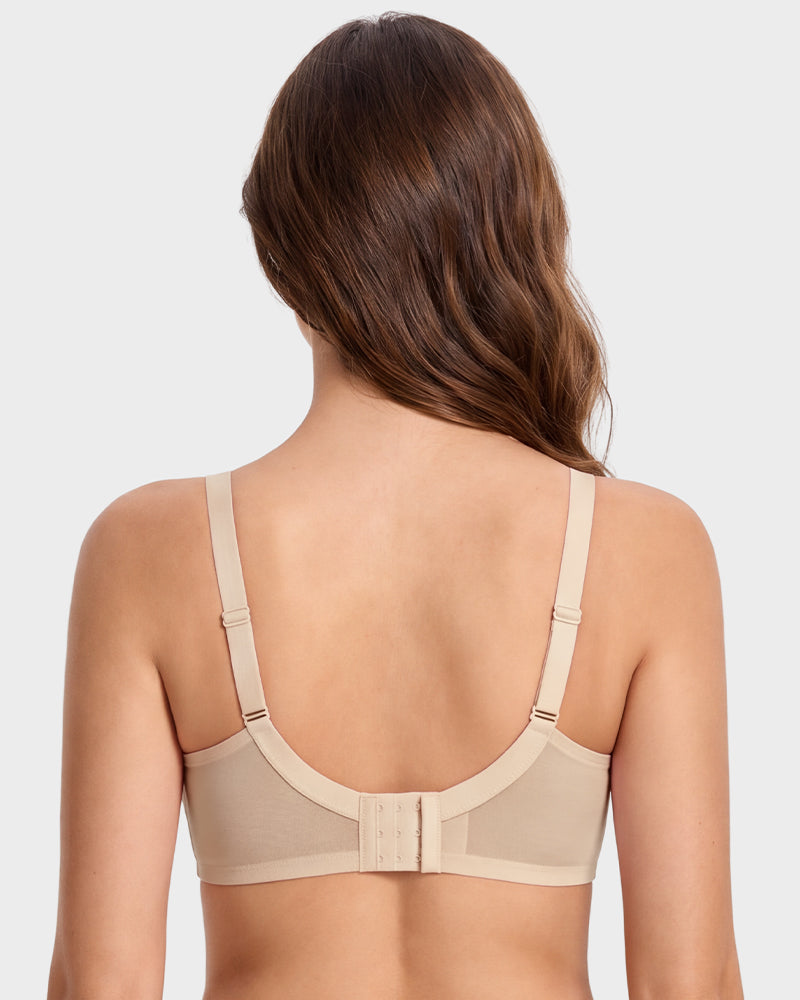 Seamless Mesh Unlined Underwire Bra
