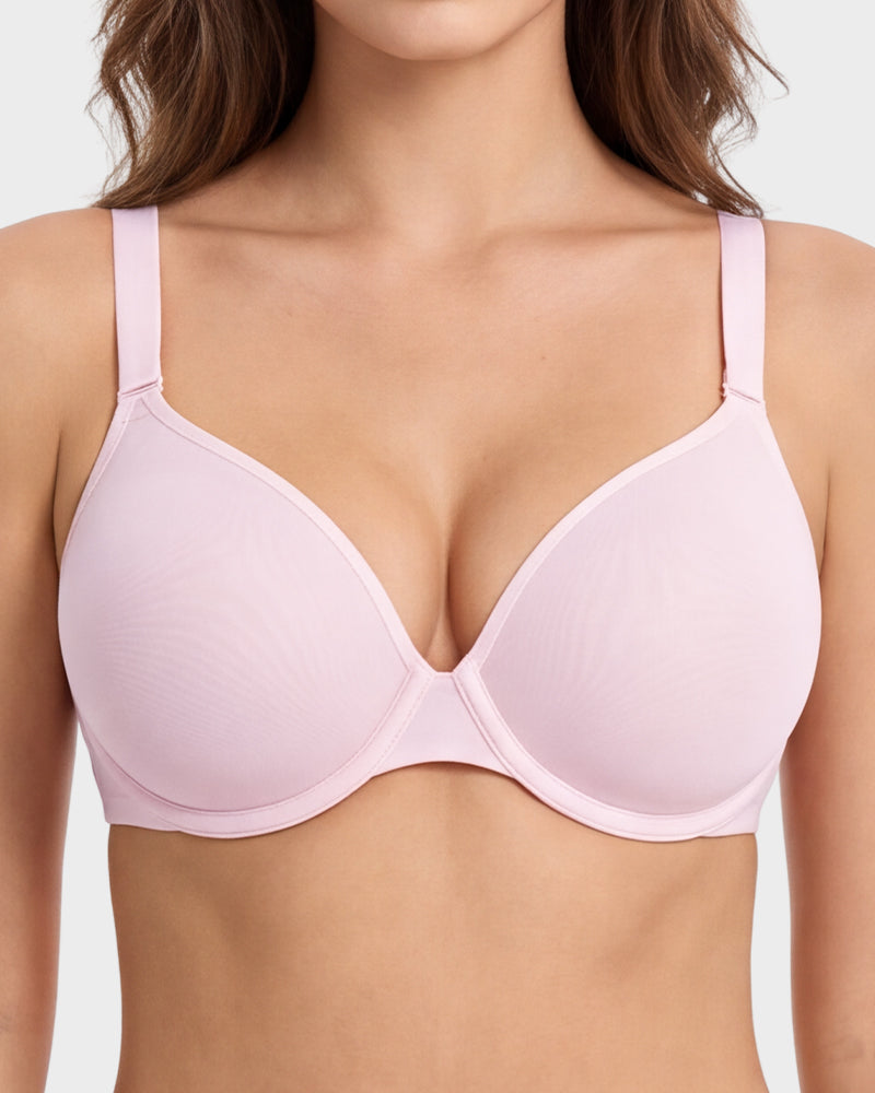 Seamless Mesh Unlined Underwire Bra