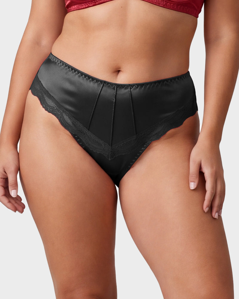 Silky Lace Seamless Bikini Underwear(5 pack)