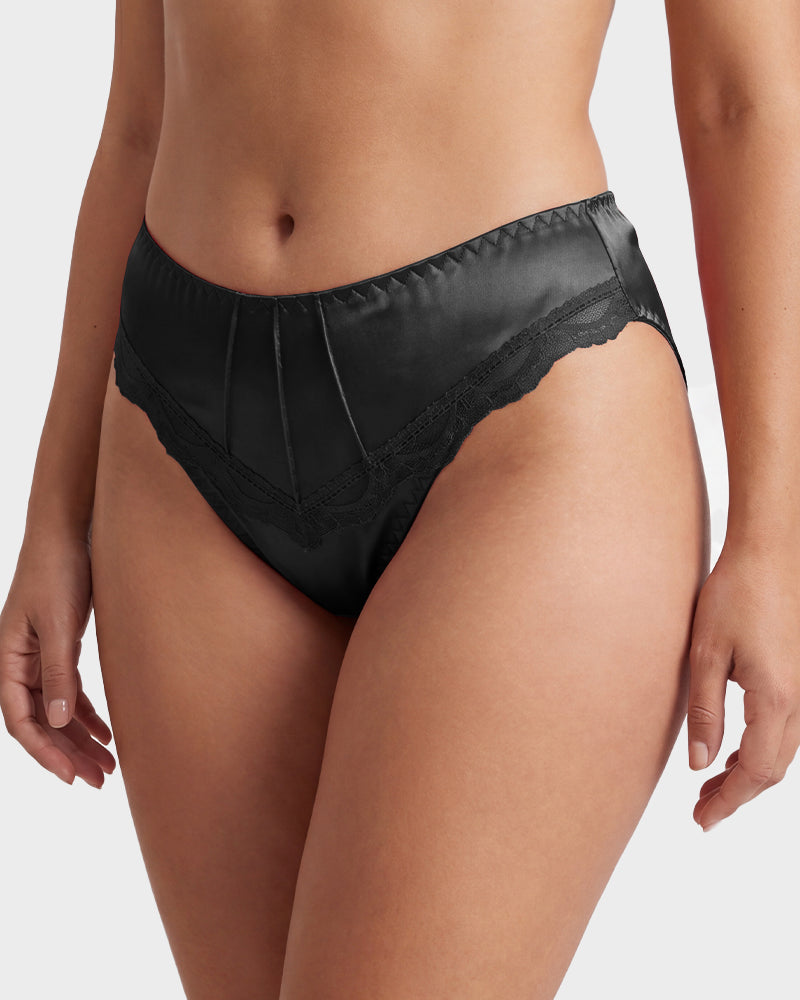 Silky Lace Seamless Bikini Underwear(5 pack)