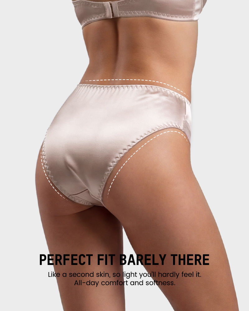 Silky Lace Seamless Bikini Underwear(5 pack)