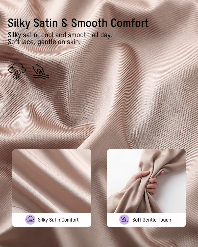 Silky Lace Seamless Bikini Underwear(5 pack)