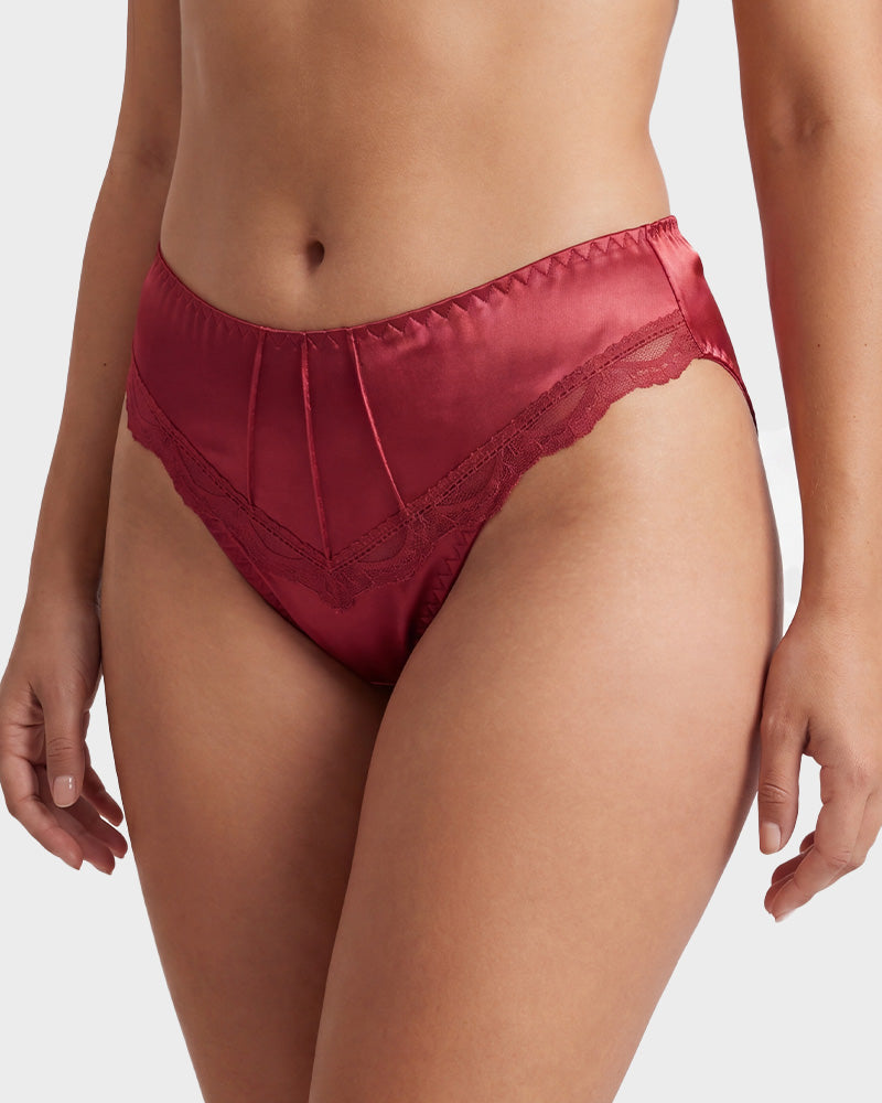 Silky Lace Seamless Bikini Underwear(5 pack)