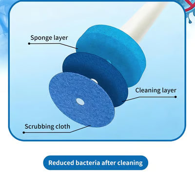 🔥LAST DAY SALE !!⚡50K+ SOLD!🚽💦Hands-Free Cleaning Gadget🧽Disposable toilet cleaning tool