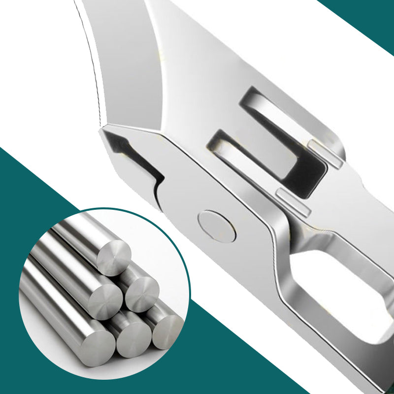 Anti-Splash Slant Edge Nail Clipper 3-Piece Set – Precise Cut | Safe Splash Guard