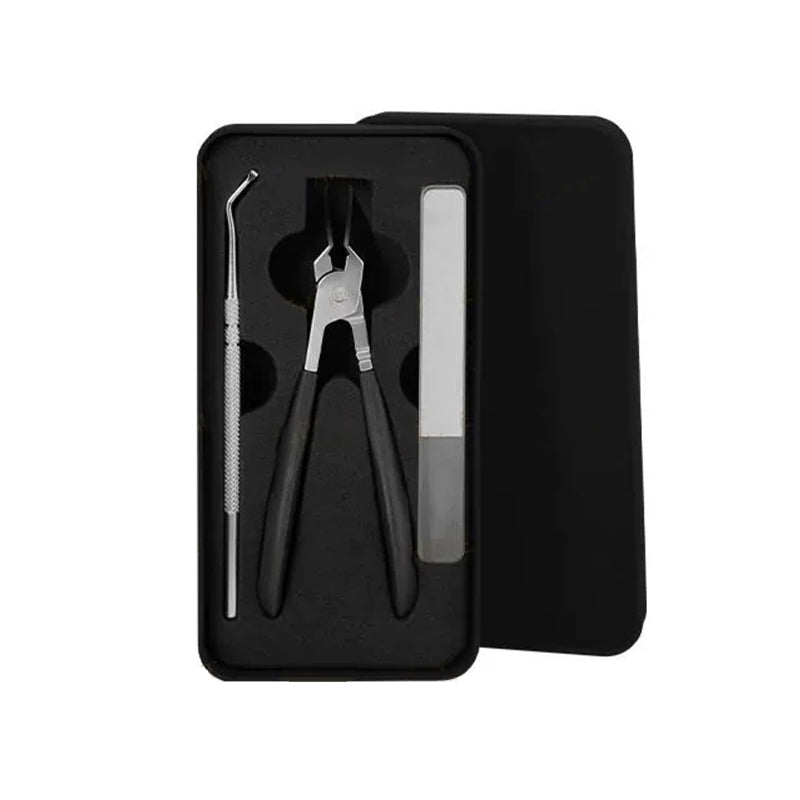 Anti-Splash Slant Edge Nail Clipper 3-Piece Set – Precise Cut | Safe Splash Guard