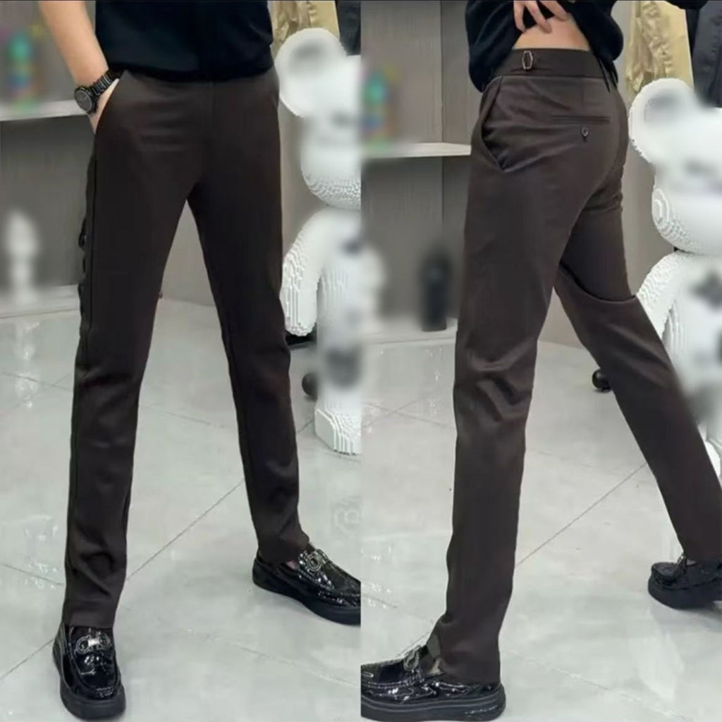 🔥50% OFF🔥 Men's Stretch Suit Trousers, Wrinkle-Resistant, All-Day Comfort