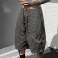 Men's Plus Size Casual Drawstring Capri Pants