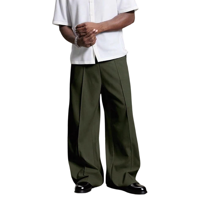 👖 LIMITED-TIME 50% OFF! 🍃 Men's Minimalist Wide-Leg Pants – Structured Seams, Premium Fabric, Versatile ✨