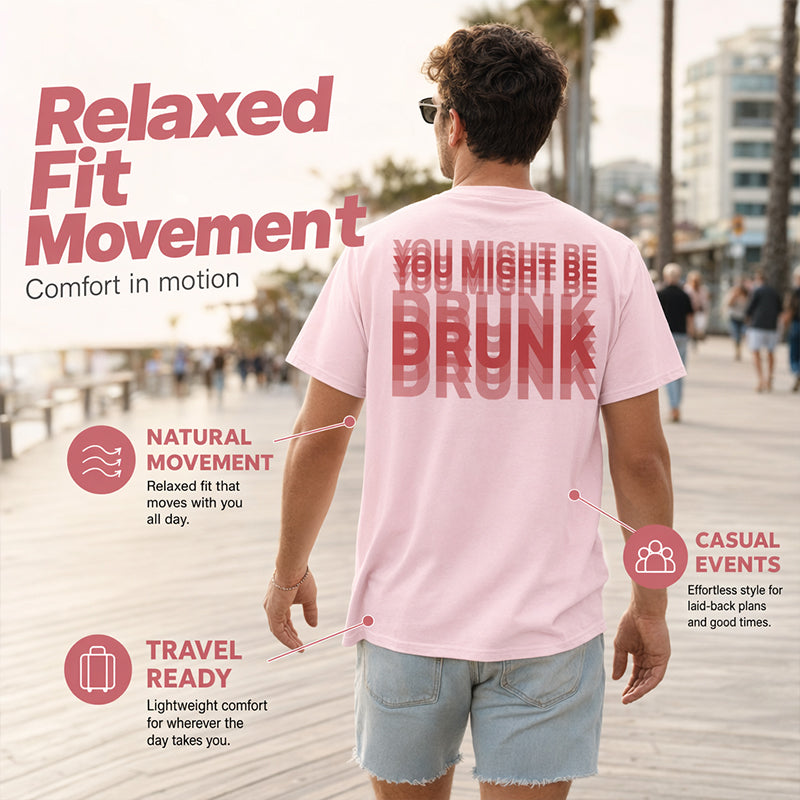 Men's Short Sleeve Crew Neck Graphic Shirt