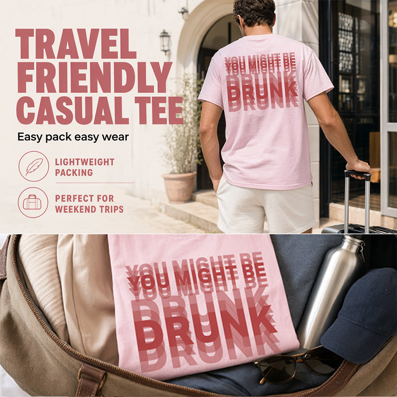 Men's Short Sleeve Crew Neck Graphic Shirt