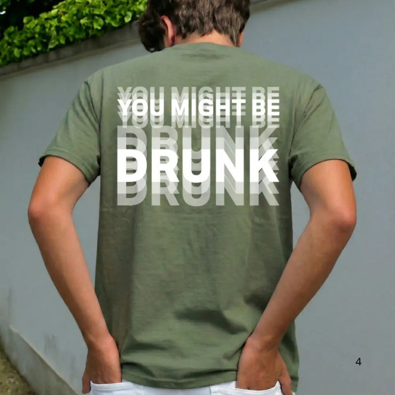 Men's Short Sleeve Crew Neck Graphic Shirt