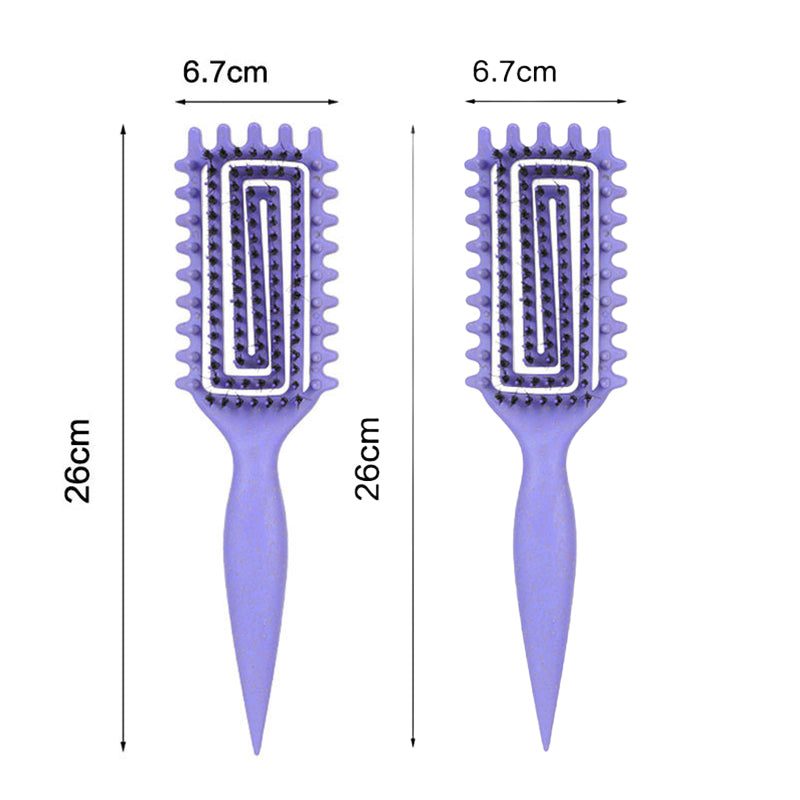 Ventilated Detangling Brush for Curly Hair - Pain-Free Detangling & Less Breakage