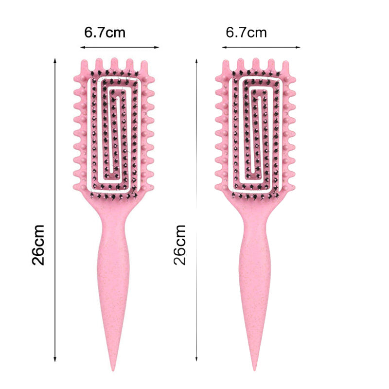 Ventilated Detangling Brush for Curly Hair - Pain-Free Detangling & Less Breakage