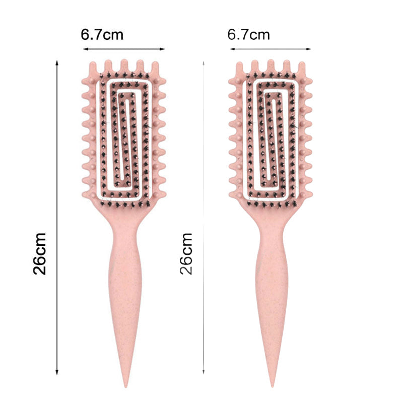 Ventilated Detangling Brush for Curly Hair - Pain-Free Detangling & Less Breakage